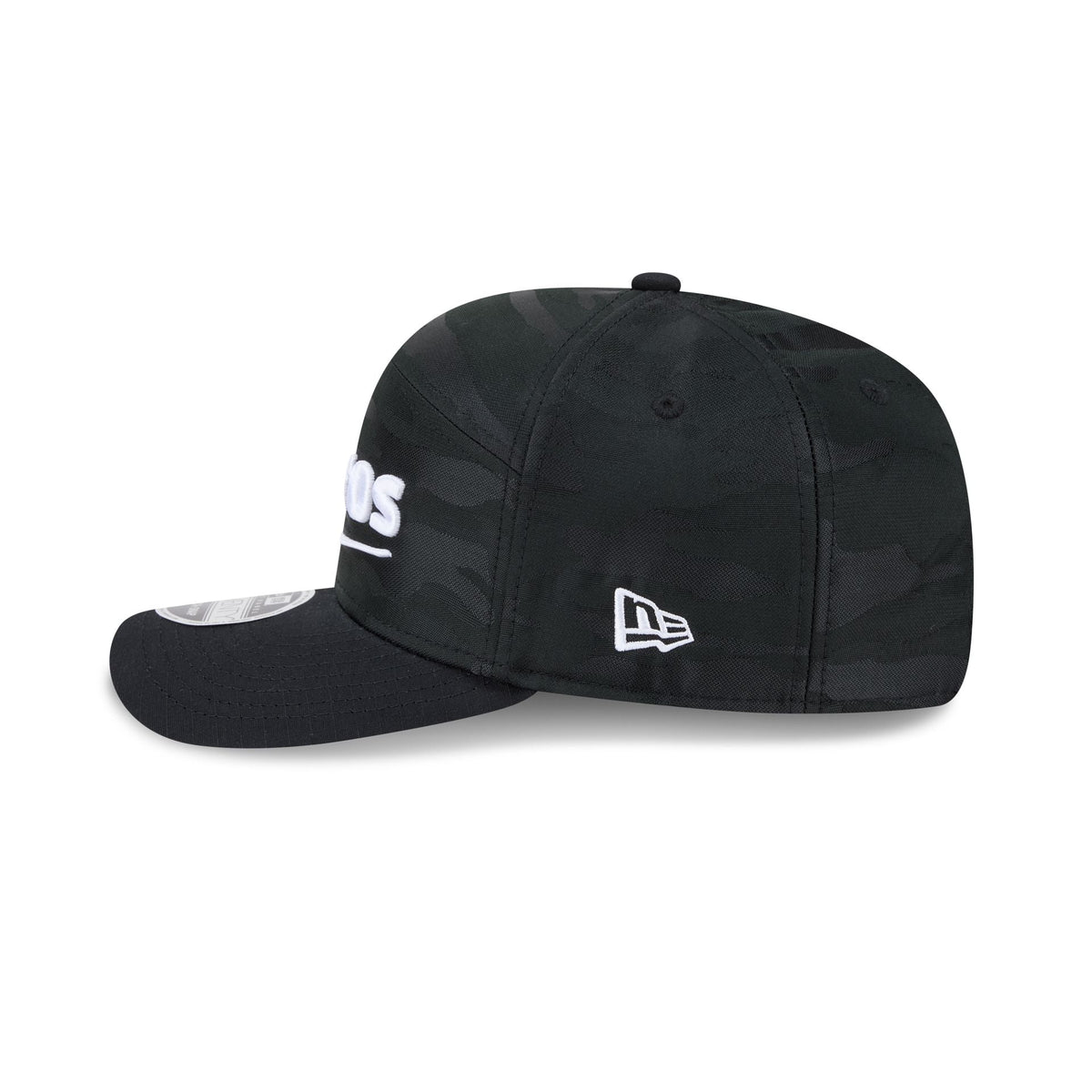 Houston Astros Black Camo Split Panel 9SEVENTY Stretch-Snap Hat