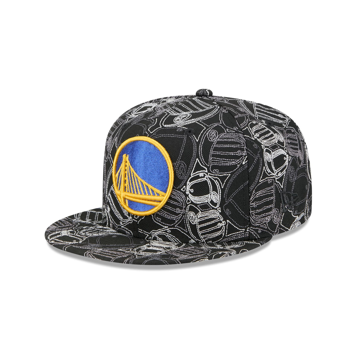 Golden State Warriors Cap Scramble 59FIFTY Fitted Hat