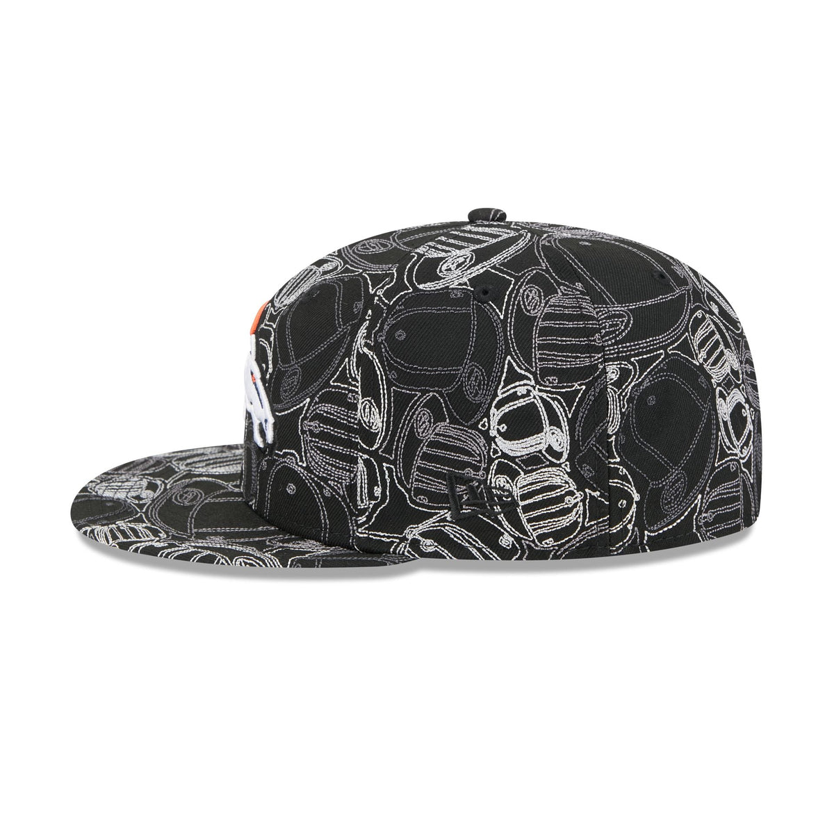 Denver Broncos Cap Scramble 59FIFTY Fitted Hat