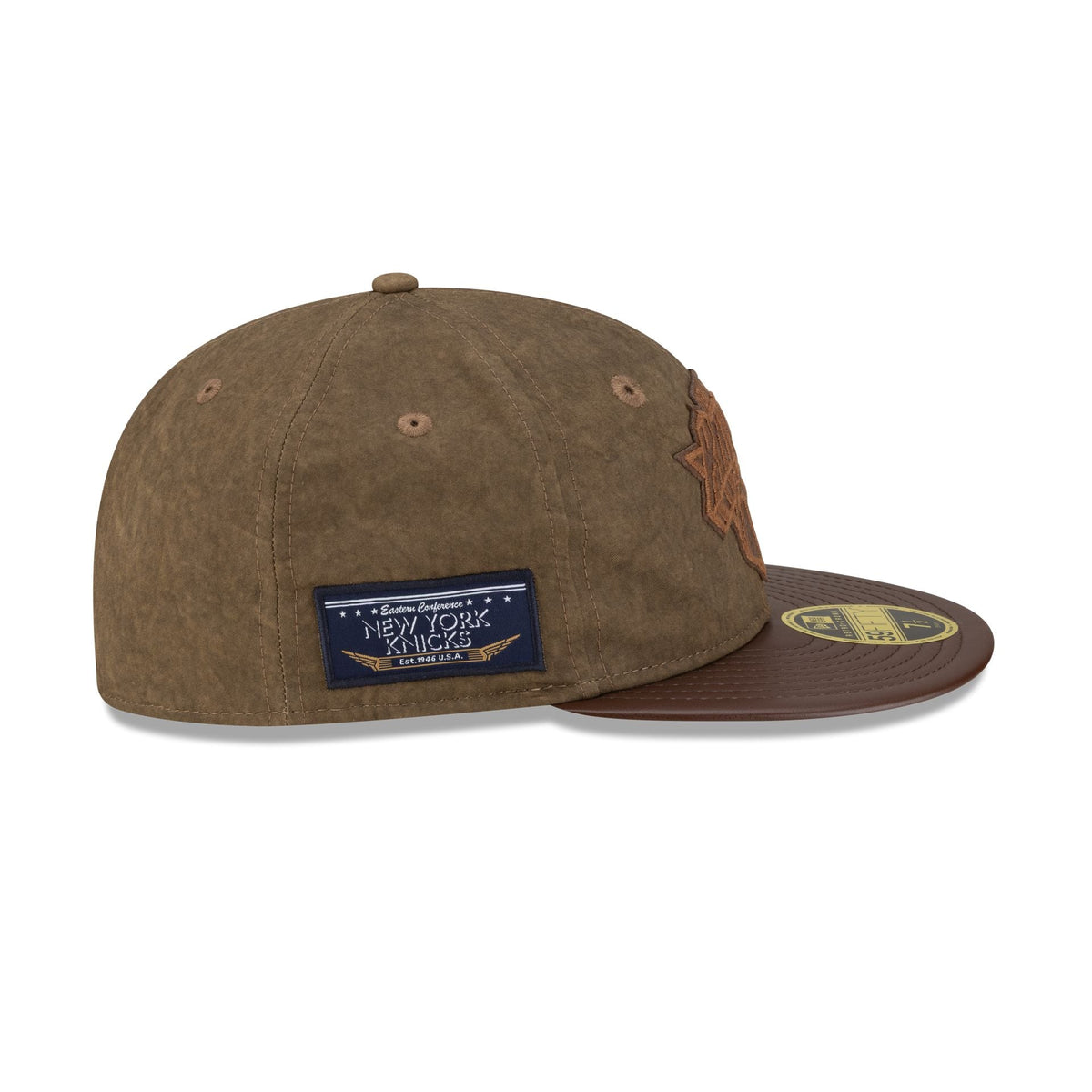 New York Knicks Utility Linen Retro Crown 59FIFTY Fitted Hat