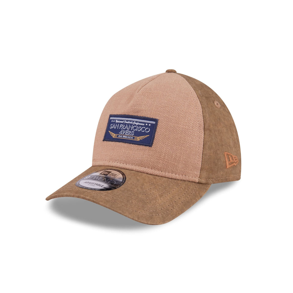 San Francisco 49ers Utility Linen 9TWENTY A-Frame Adjustable Hat
