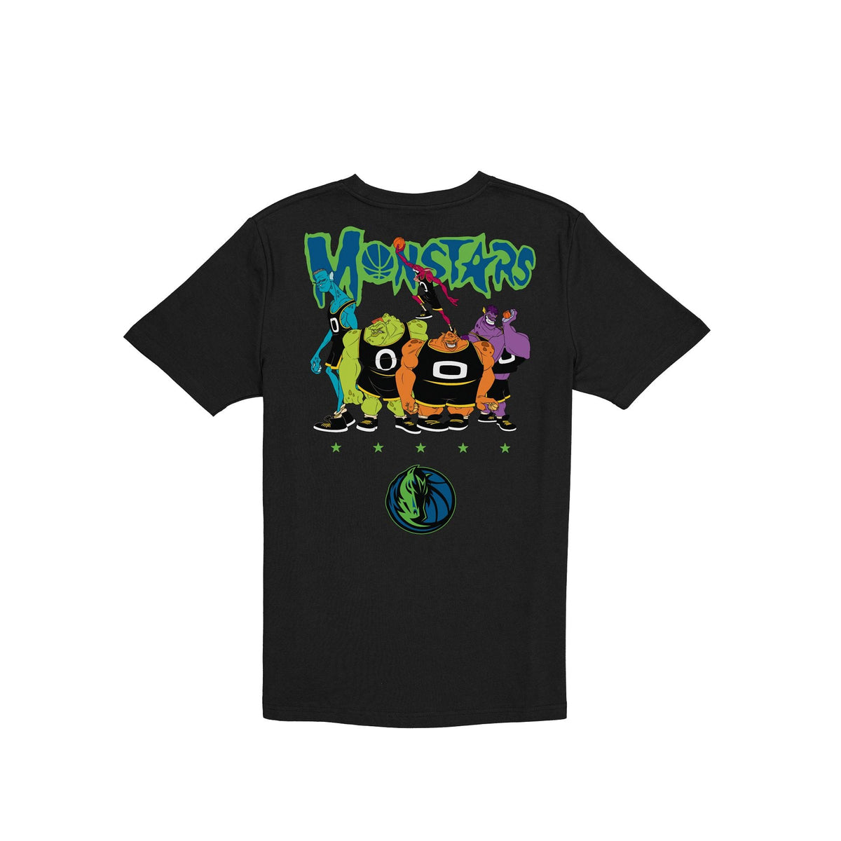 Space Jam x Dallas Mavericks Monstars Black T-Shirt