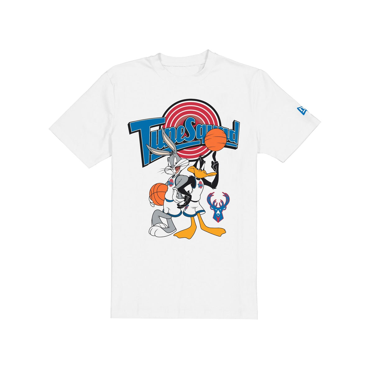 Space Jam x Milwaukee Bucks Tune Squad White T-Shirt