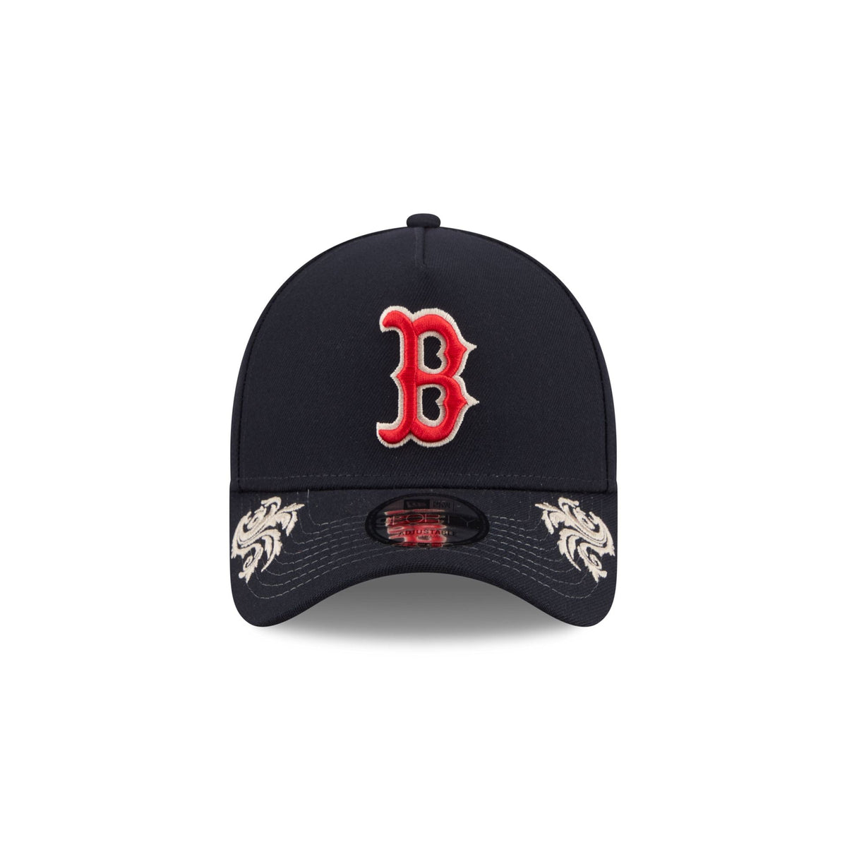 Boston Red Sox Script 9FORTY A-Frame Snapback Hat