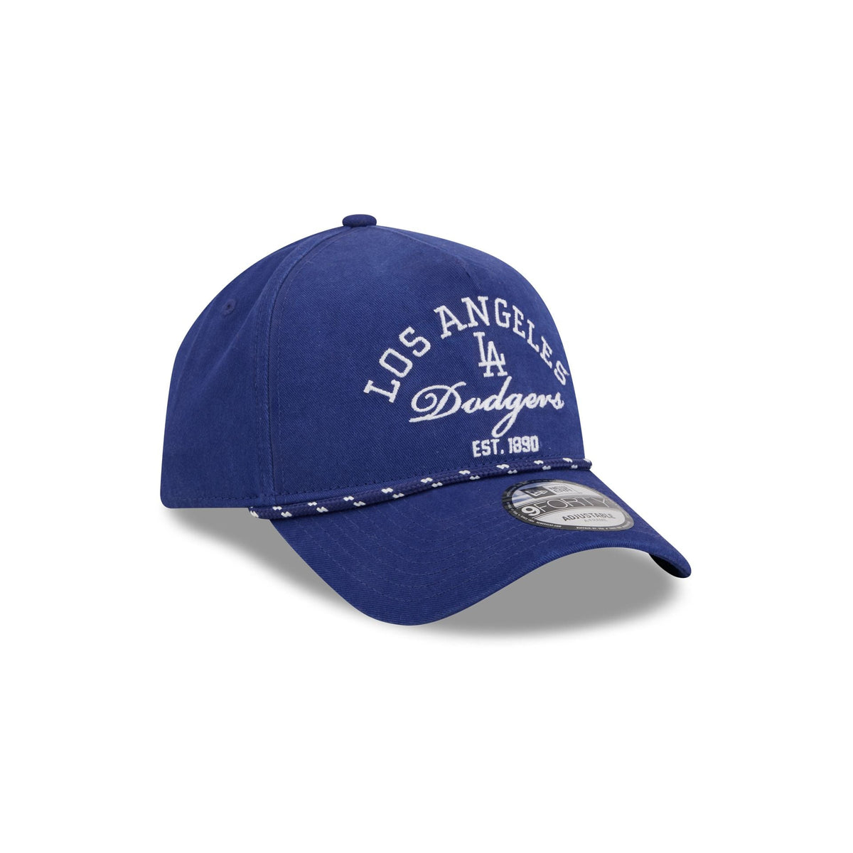 Los Angeles Dodgers Stacked Rope 9FORTY A-Frame Snapback Hat