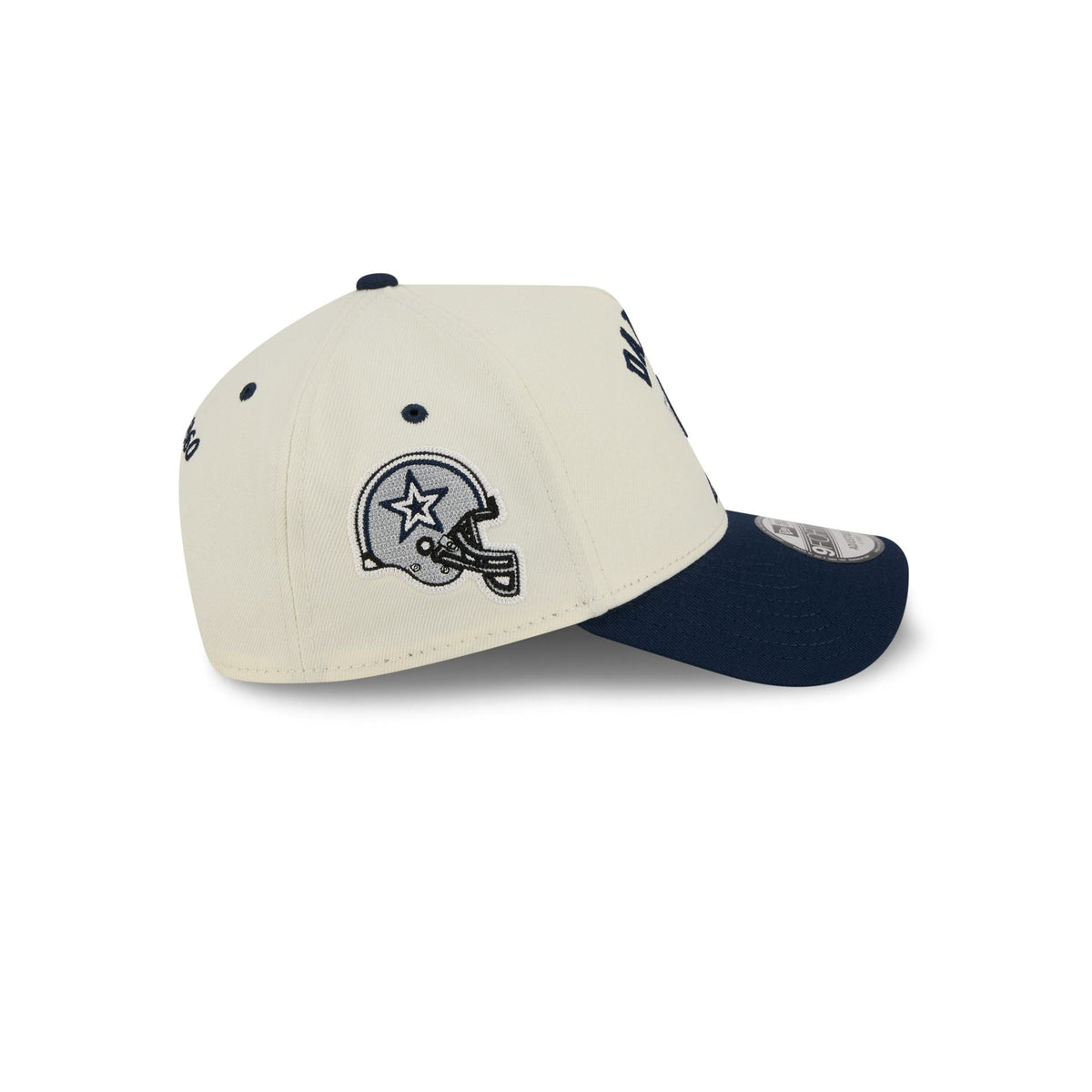 Dallas Cowboys Chrome White Arched 9FORTY A-Frame Snapback Hat