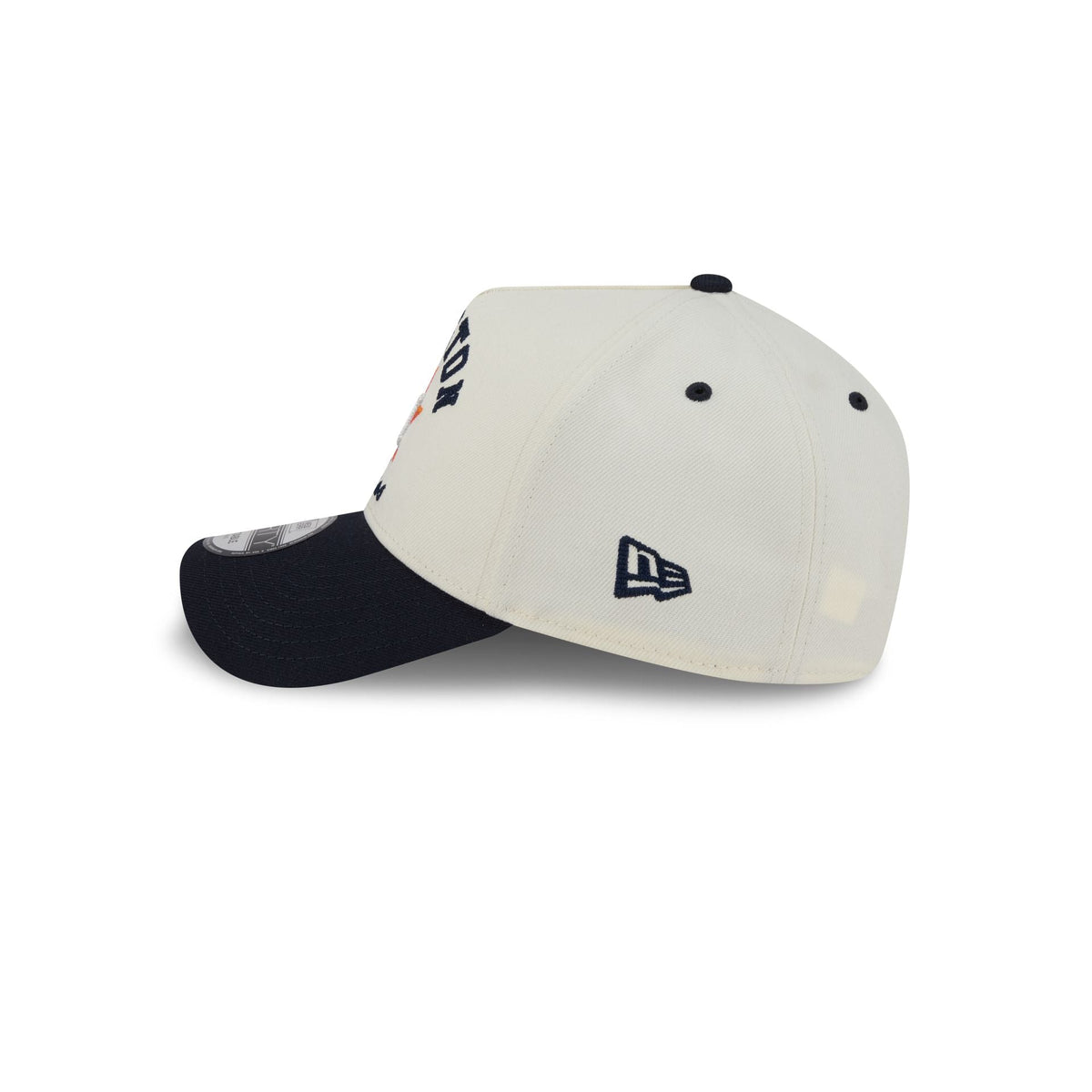Houston Astros Chrome White Arched 9FORTY A-Frame Snapback Hat