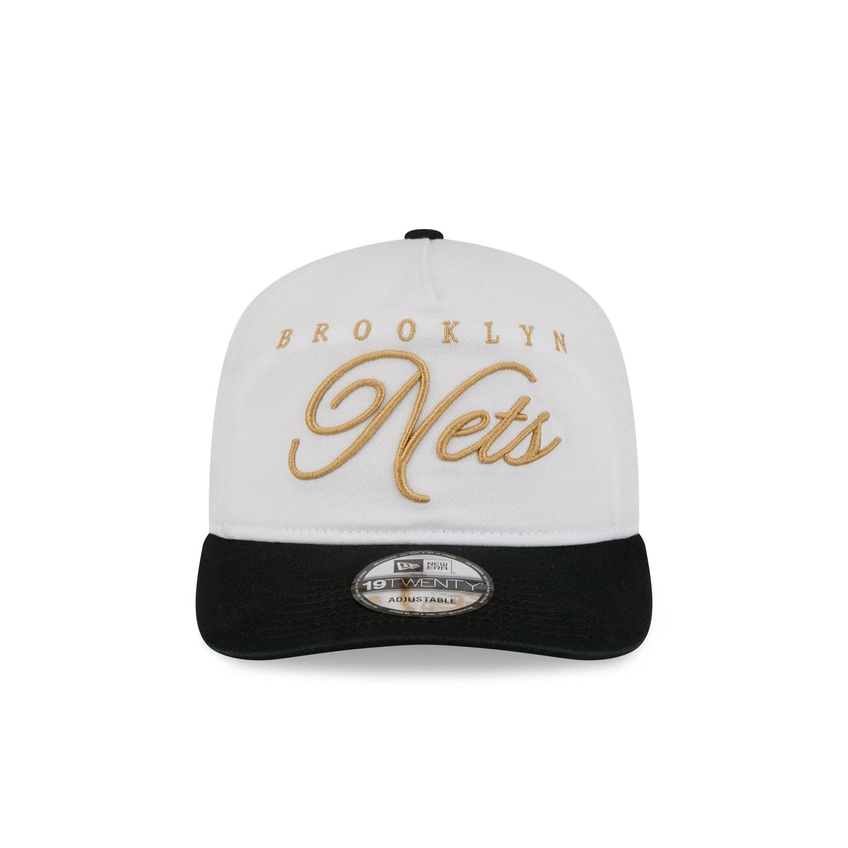 Brooklyn Nets Gold Scripted 19TWENTY Adjustable Hat