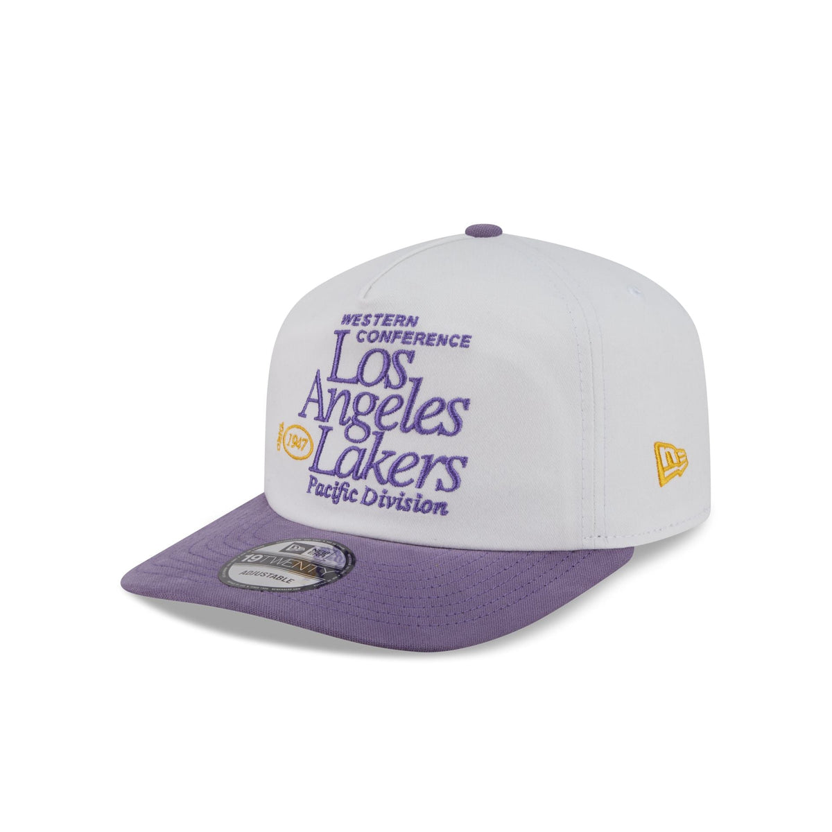 Los Angeles Lakers Conference Script 19TWENTY Snapback Hat