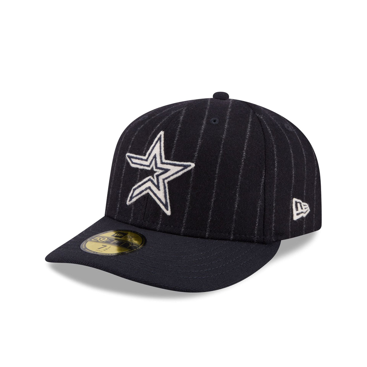 Houston Astros Pinstripe Merino & Cashmere Moon 59FIFTY Fitted Hat