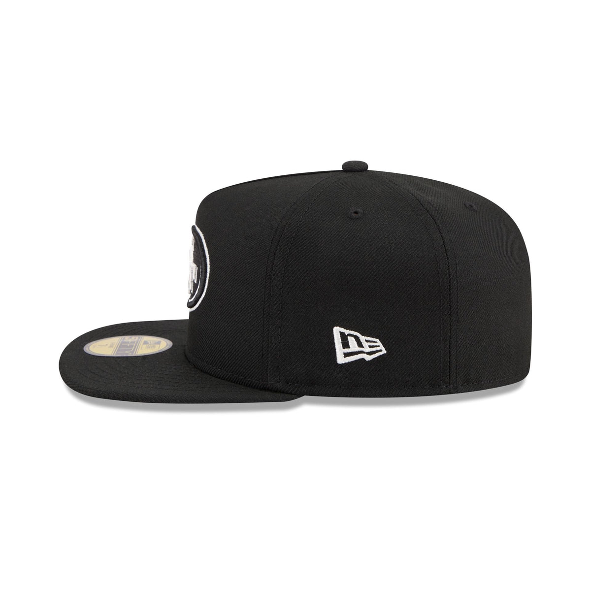 Just Caps Chiseled Logo San Francisco 49ers 59FIFTY A-Frame Fitted Hat