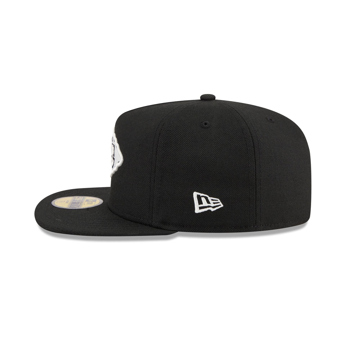 Just Caps Chiseled Logo Kansas City Chiefs 59FIFTY A-Frame Fitted Hat