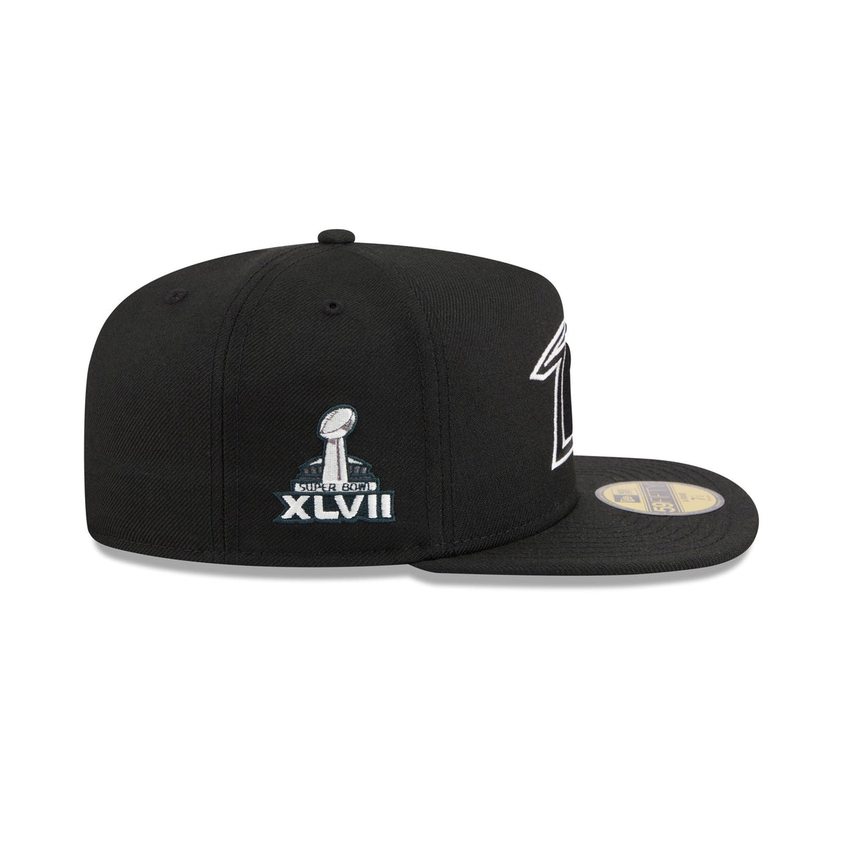 Just Caps Chiseled Logo Baltimore Ravens 59FIFTY A-Frame Fitted Hat