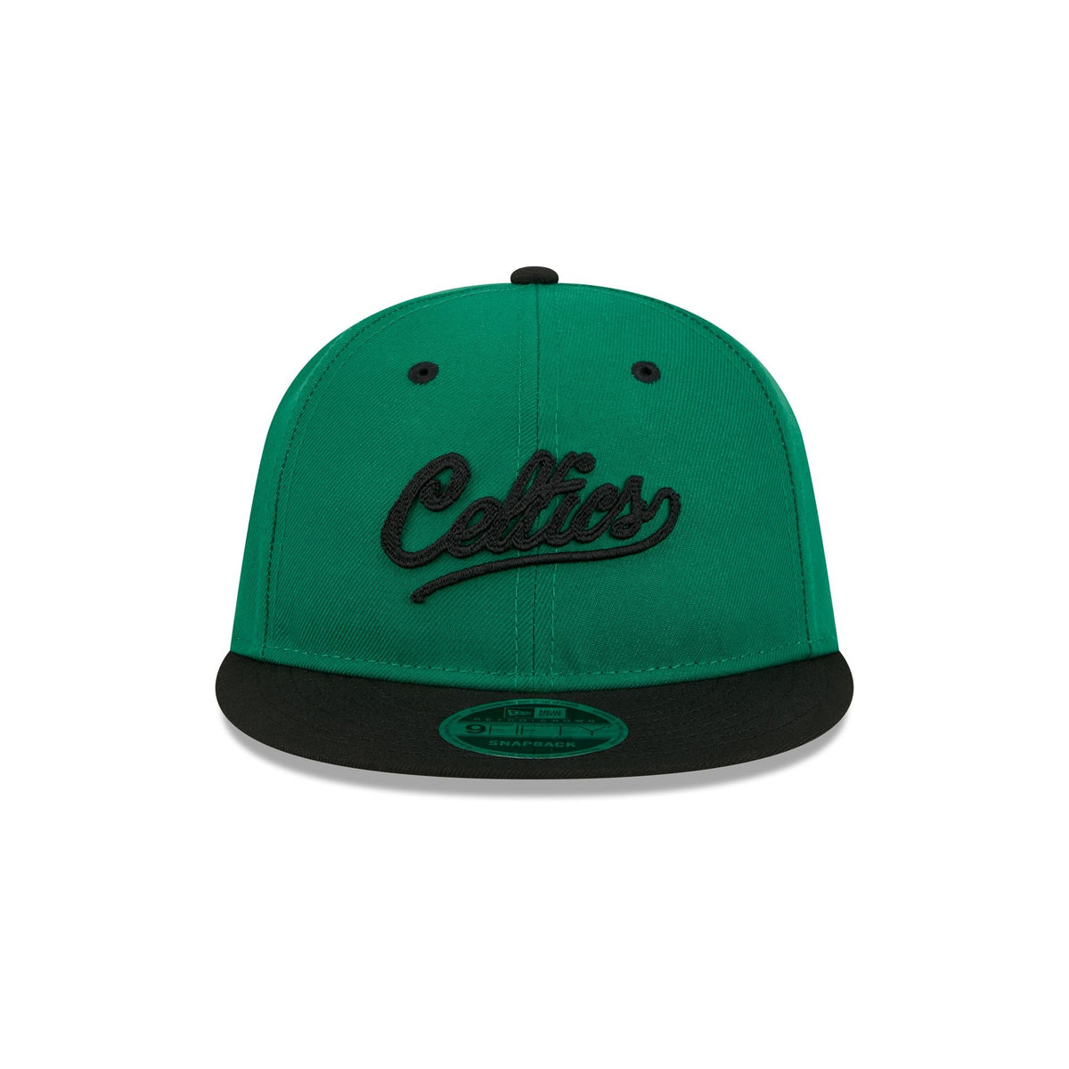 Boston Celtics Chainstitch Script Retro Crown 9FIFTY Snapback Hat