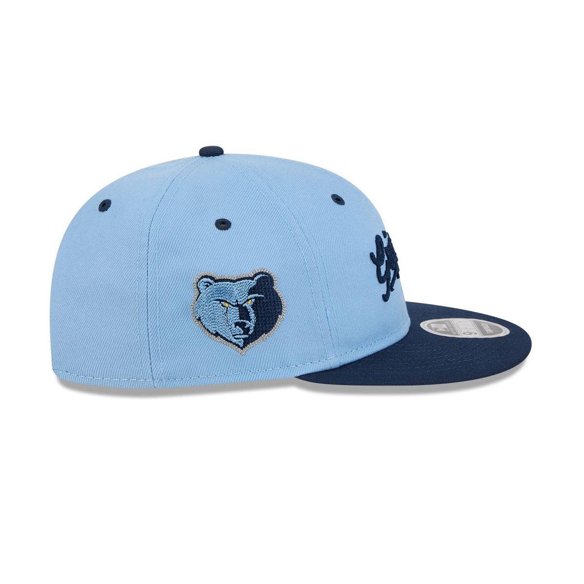 Memphis Grizzlies Chainstitch Script Retro Crown 9FIFTY Snapback Hat