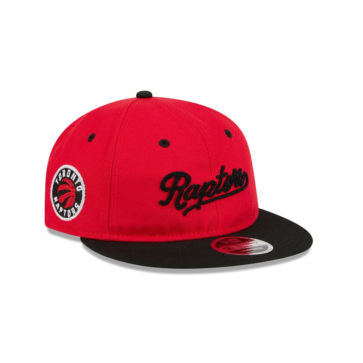 Toronto Raptors Chainstitch Script Retro Crown 9FIFTY Snapback Hat