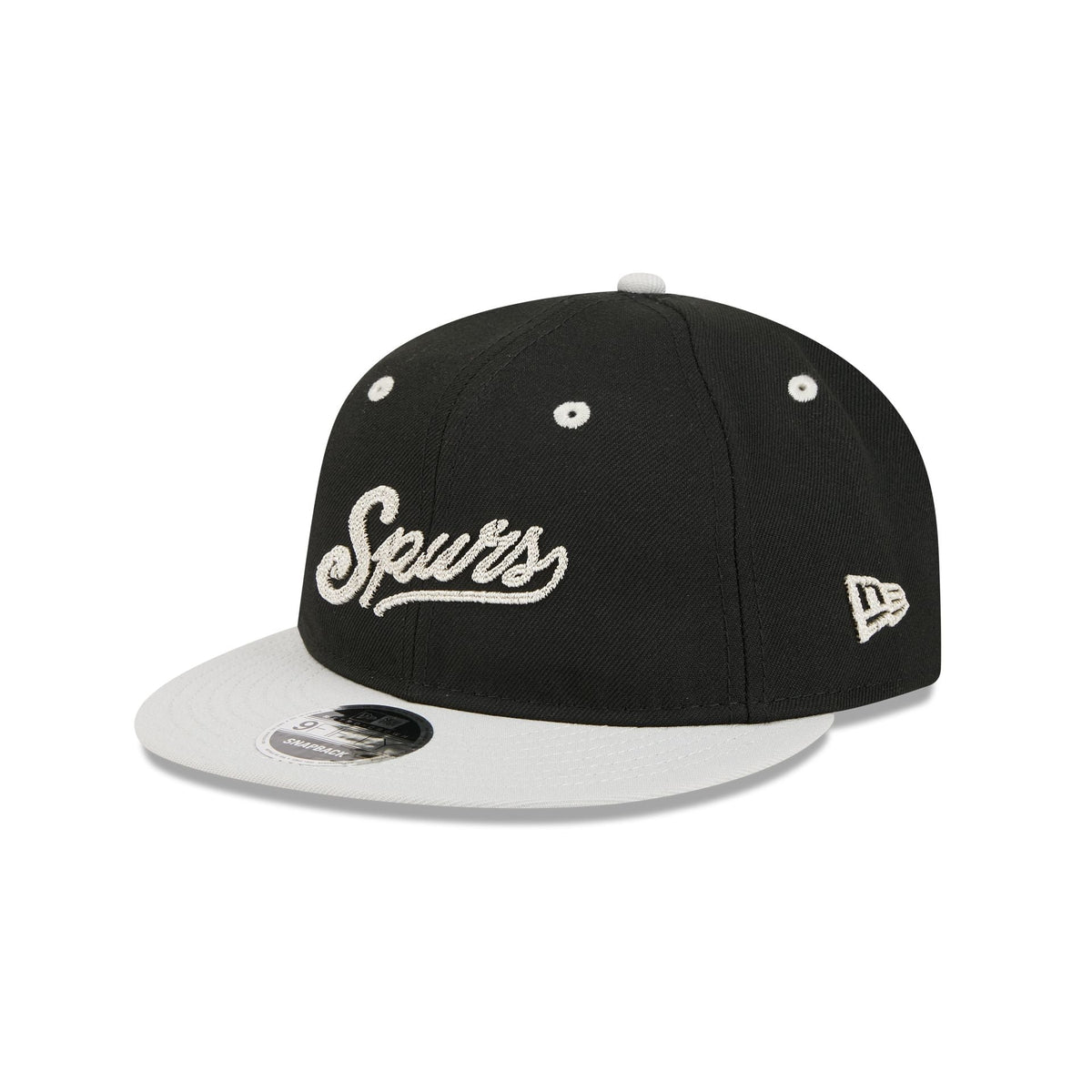 San Antonio Spurs Chainstitch Script Retro Crown 9FIFTY Snapback Hat
