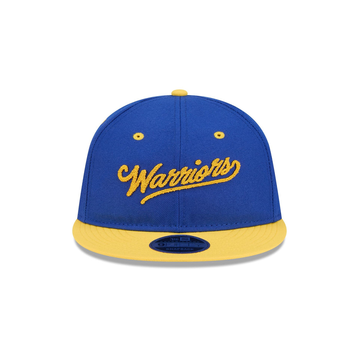 Golden State Warriors Chainstitch Script Retro Crown 9FIFTY Snapback Hat