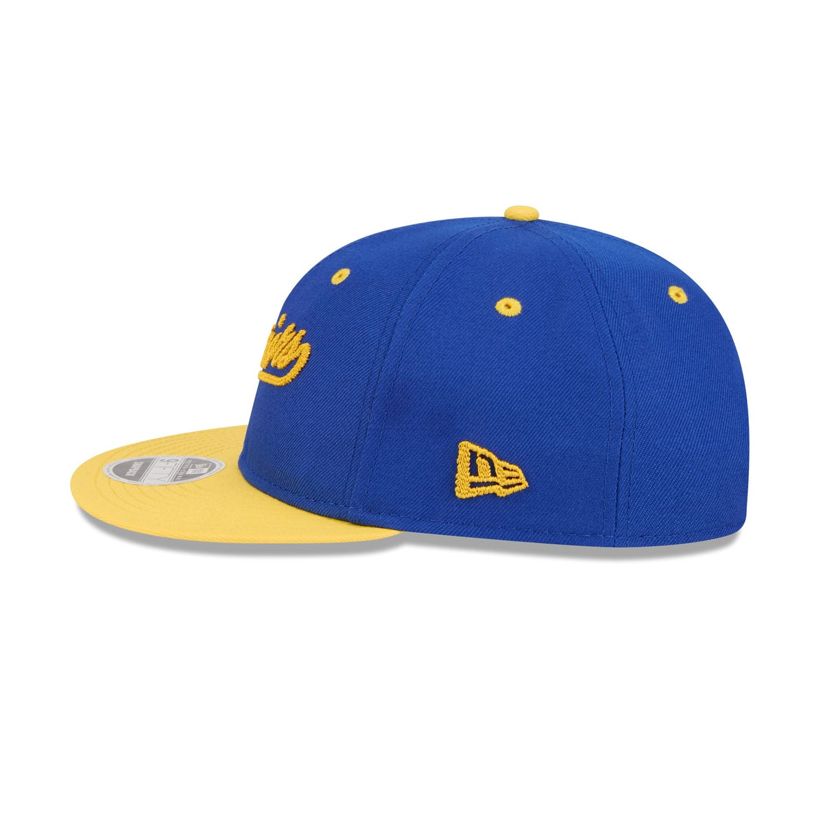 Golden State Warriors Chainstitch Script Retro Crown 9FIFTY Snapback Hat