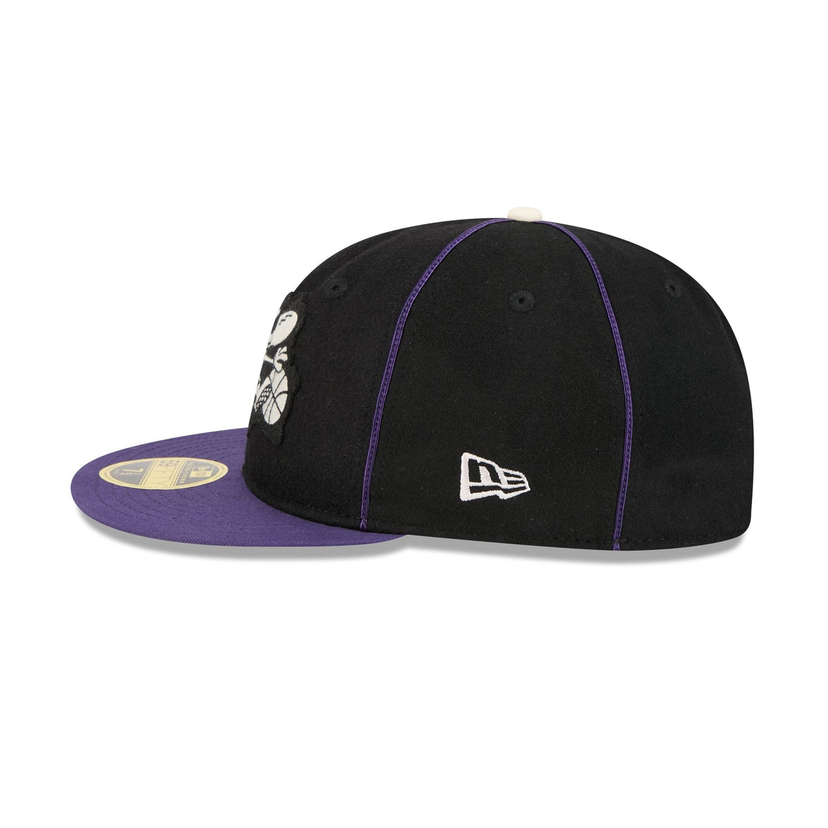 Charlotte Hornets Felt Logo Retro Crown 59FIFTY Fitted Hat