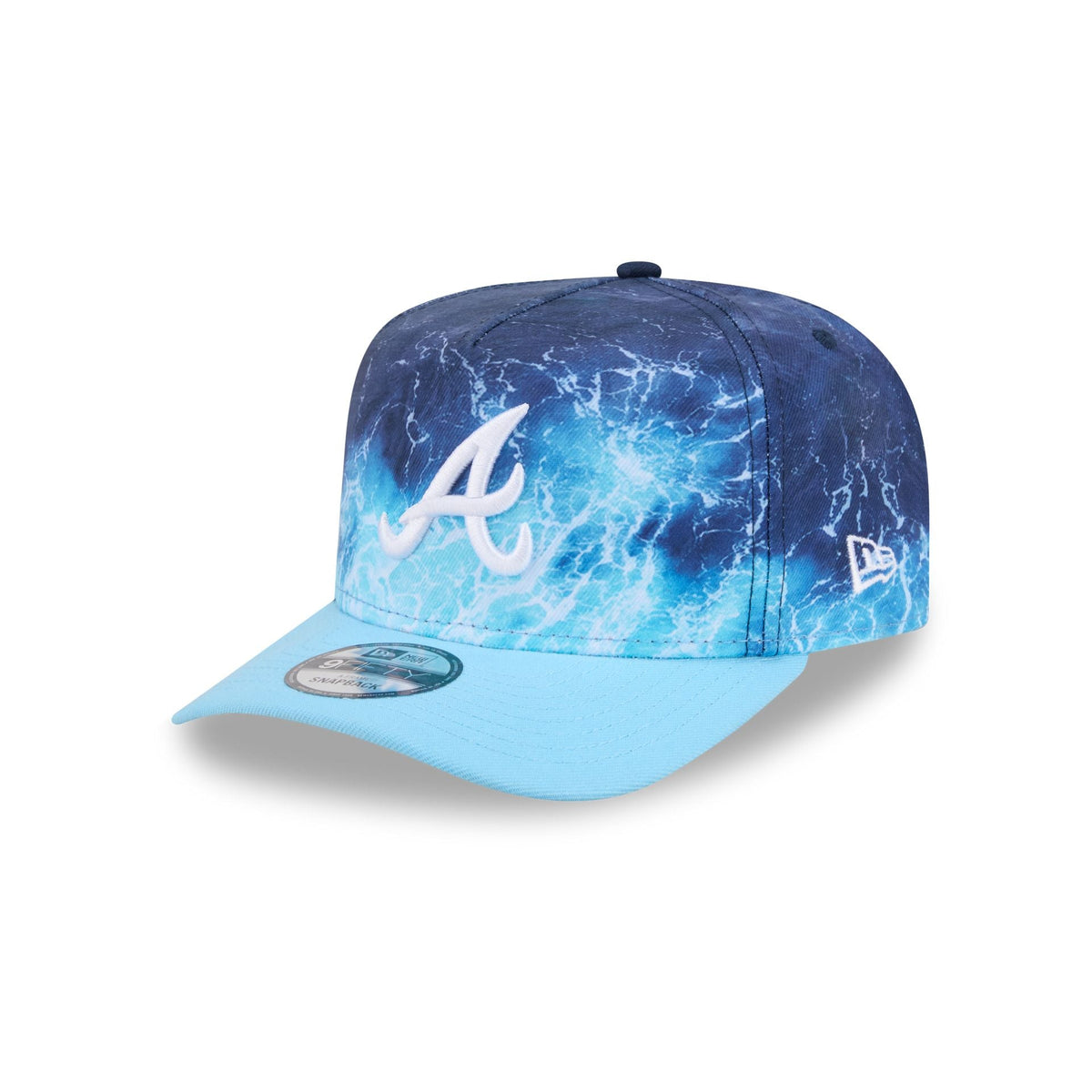 Atlanta Braves Deep Water 9FIFTY A-Frame Snapback Hat