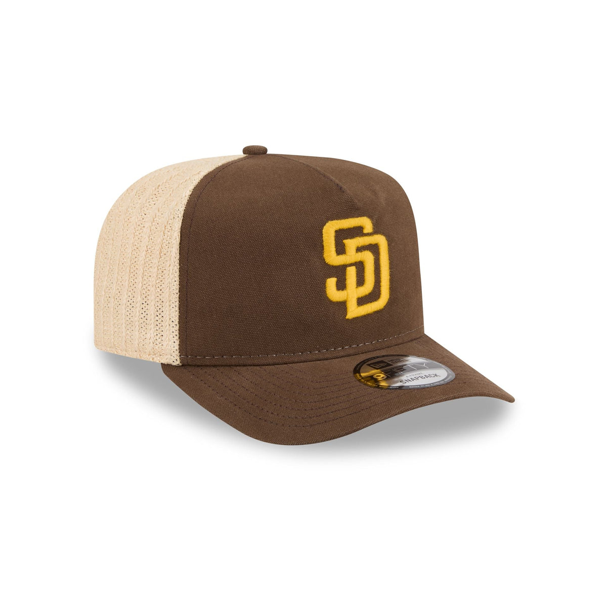 San Diego Padres Grained 9FIFTY A-Frame Snapback Hat