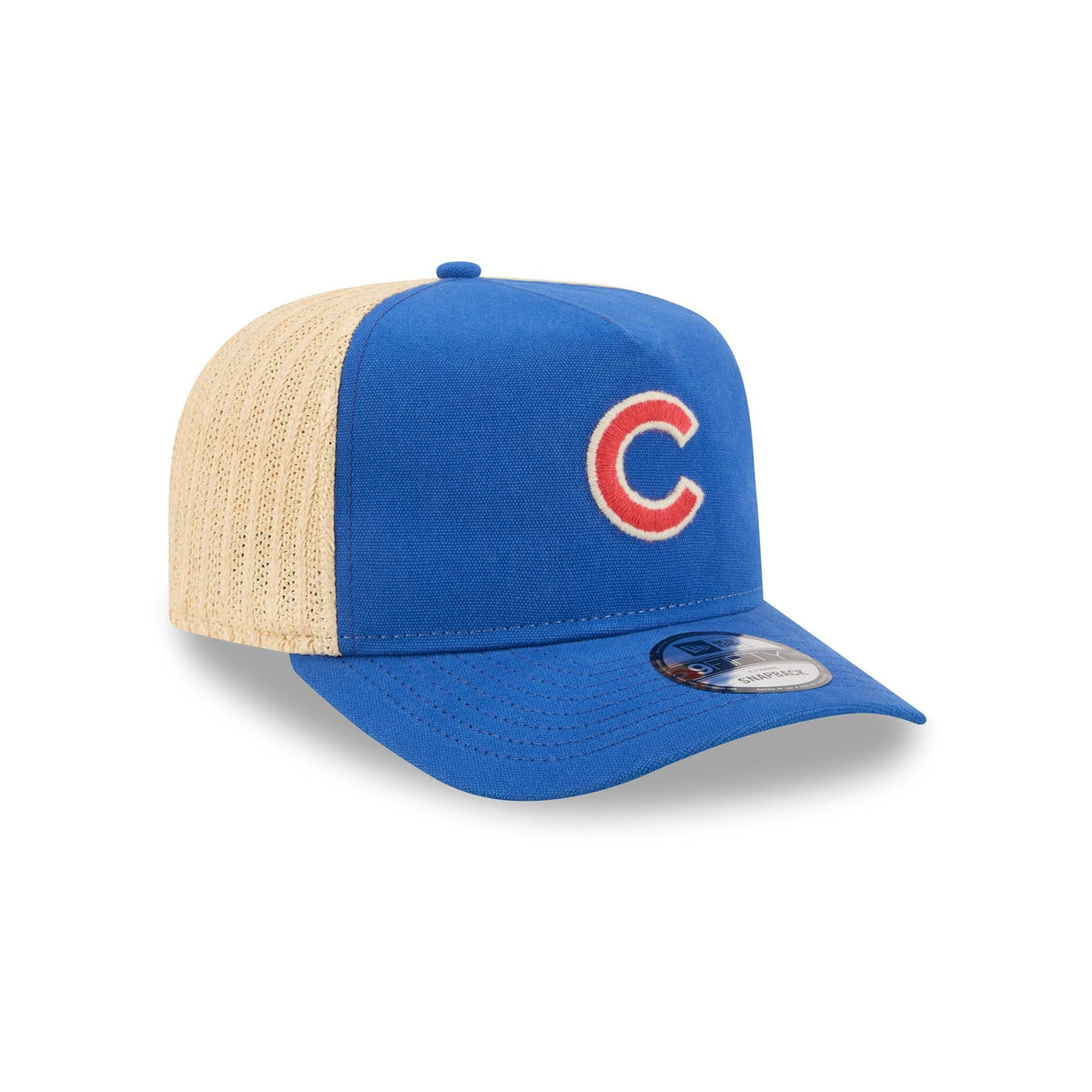 Chicago Cubs Grained 9FIFTY A-Frame Snapback Hat