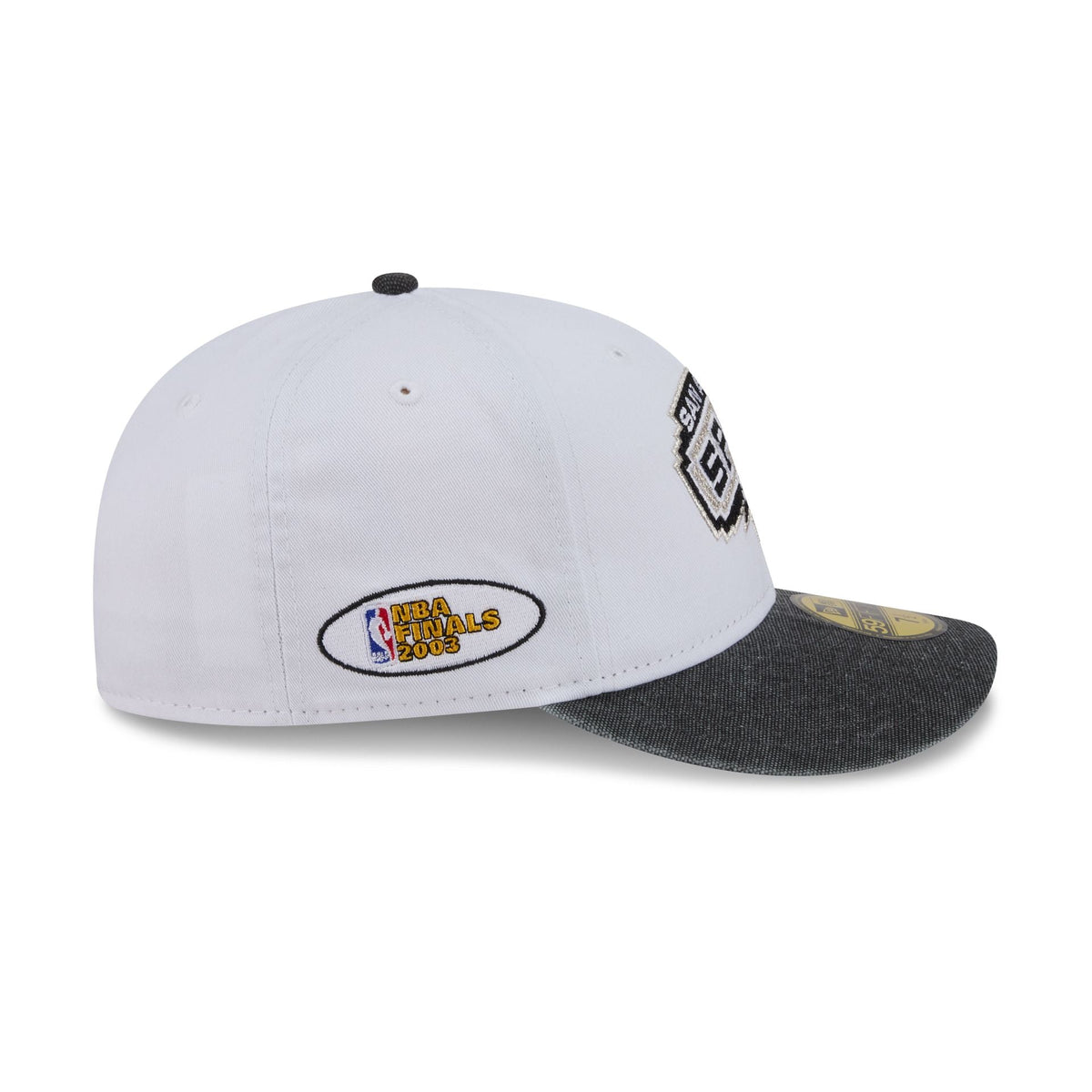 San Antonio Spurs Hardwood Classics Diamond Stitch White 59FIFTY Fitted Hat