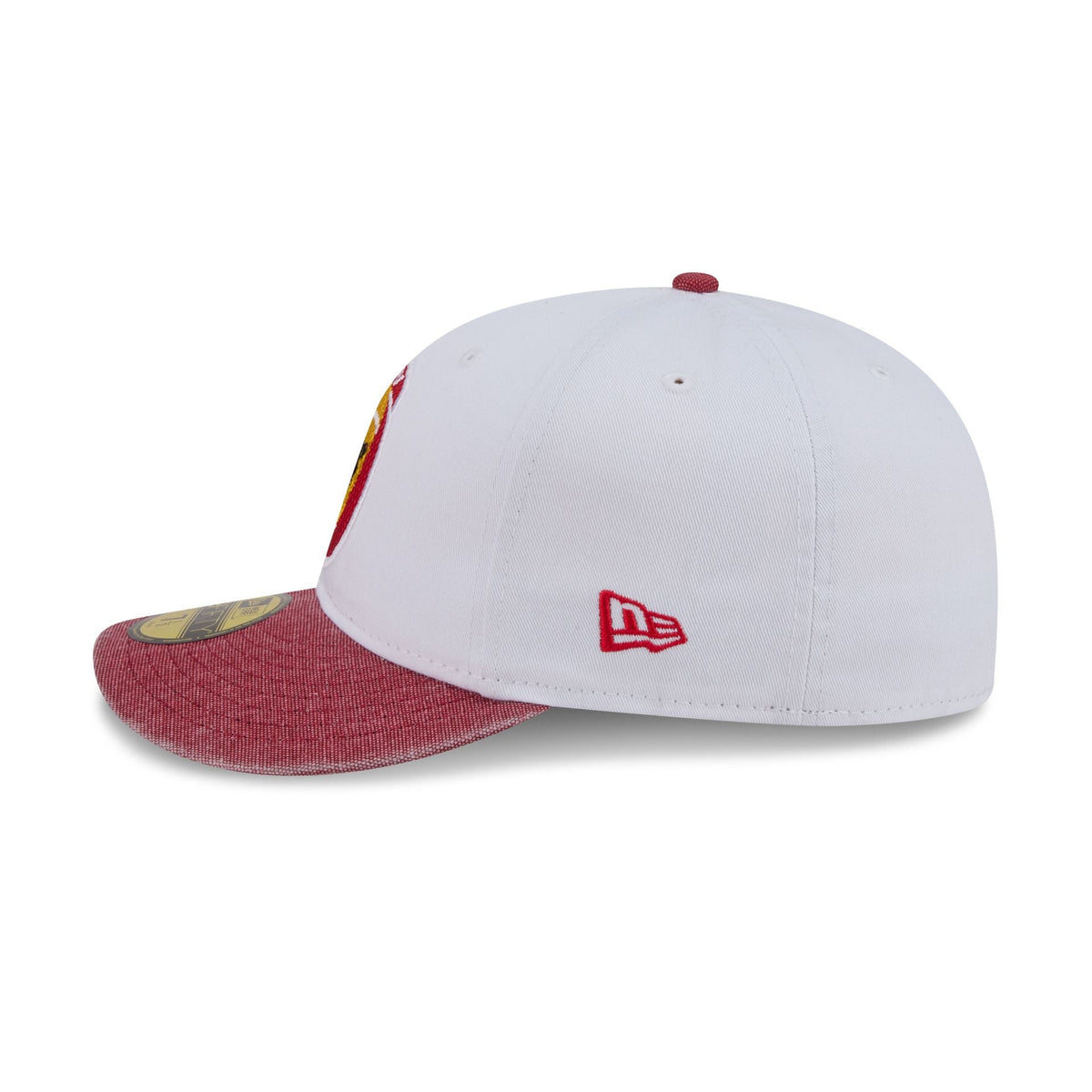 Houston Rockets Hardwood Classics Diamond Stitch White 59FIFTY Fitted Hat