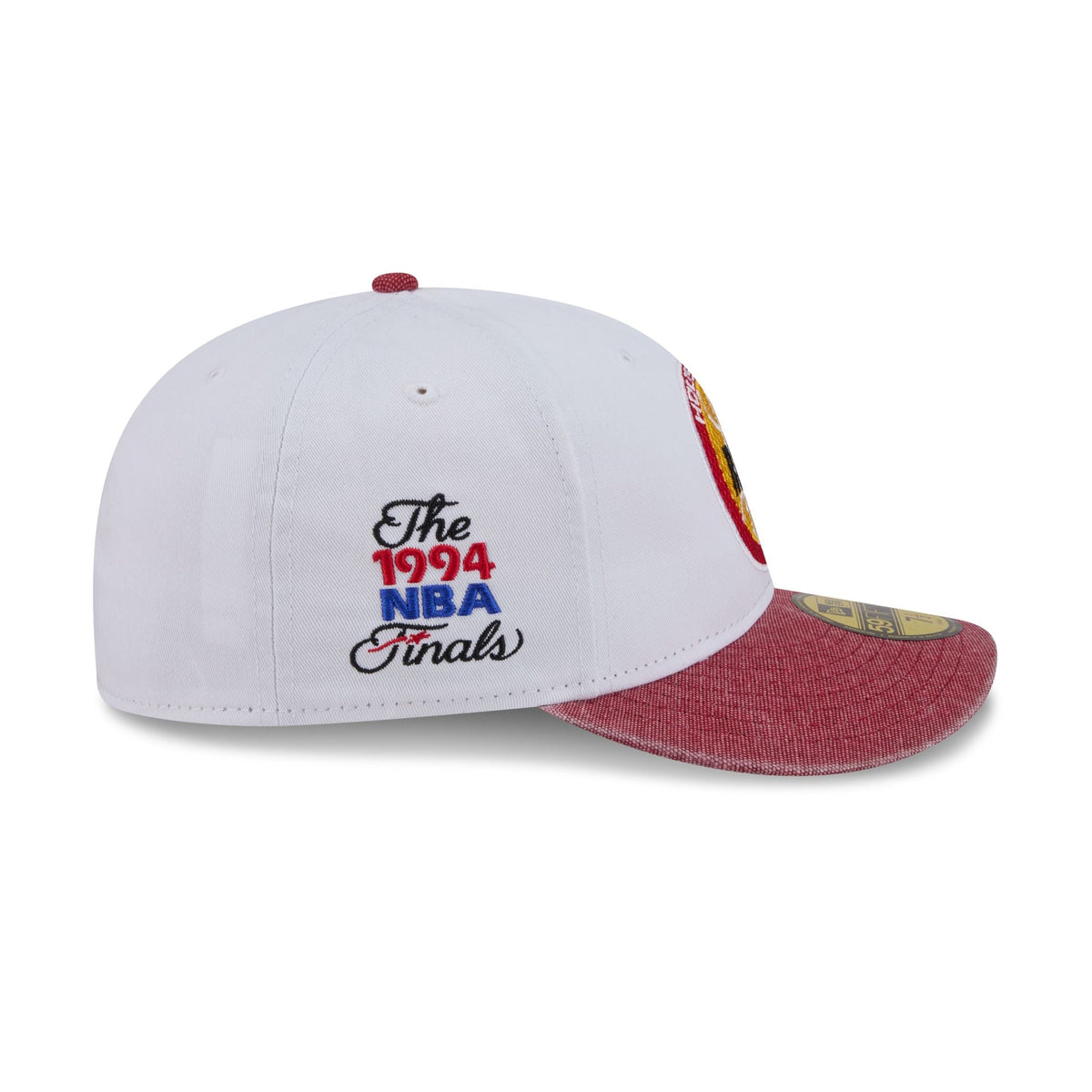 Houston Rockets Hardwood Classics Diamond Stitch White 59FIFTY Fitted Hat
