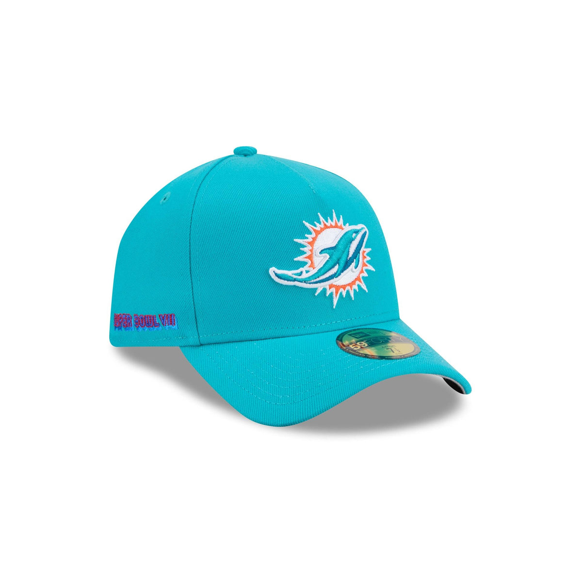 Miami Dolphins Team Side 59FORTY A-Frame Fitted Hat