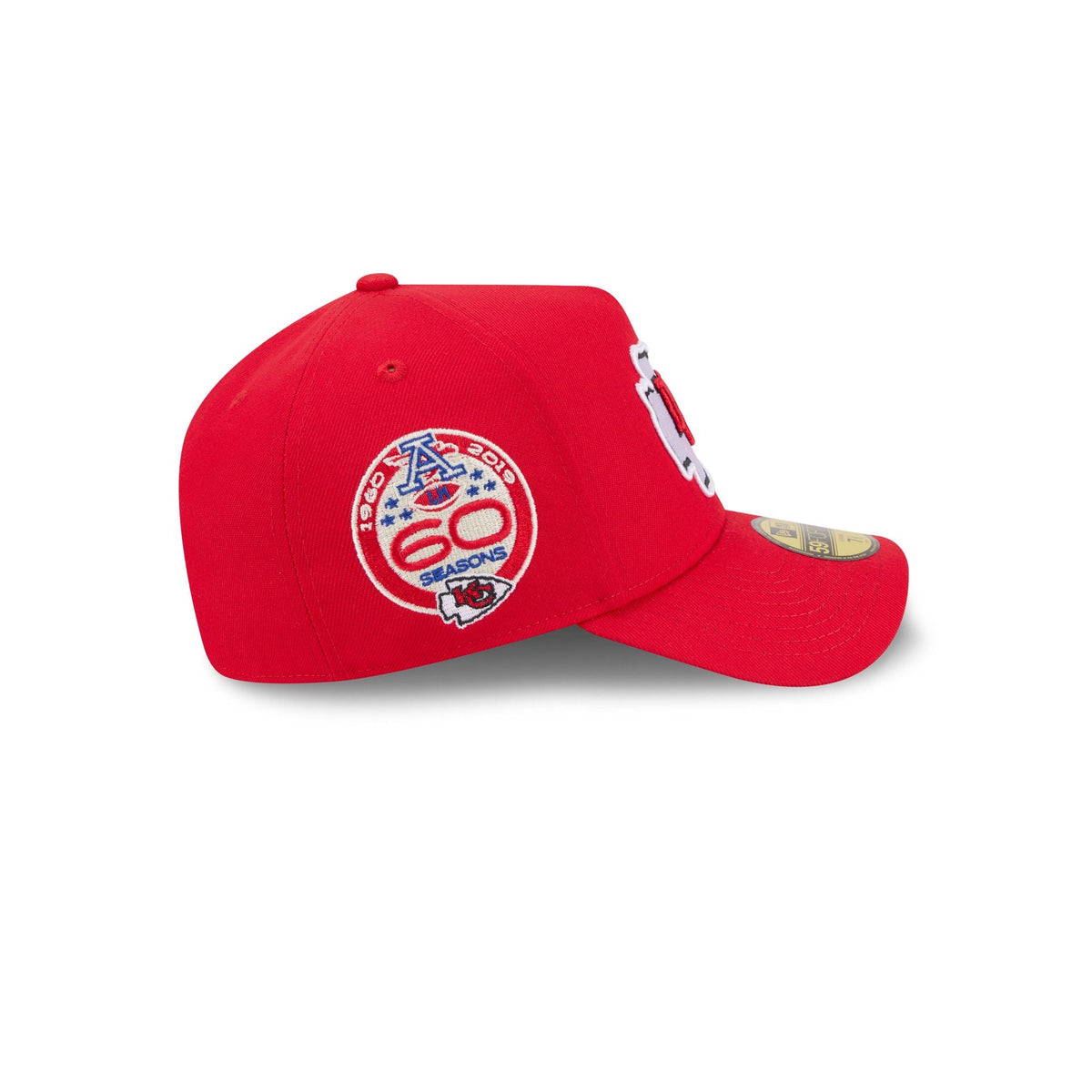 Kansas City Chiefs Team Side 59FORTY A-Frame Fitted Hat