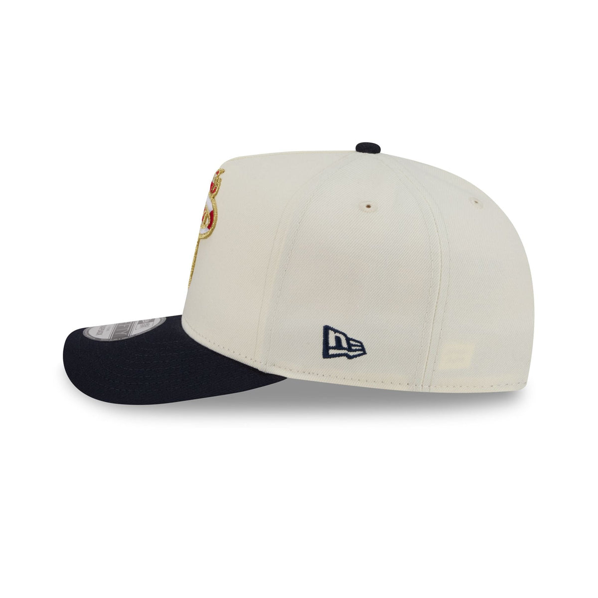 Miami Heat Chrome White Stars and Stripes 9FIFTY A-Frame Snapback Hat