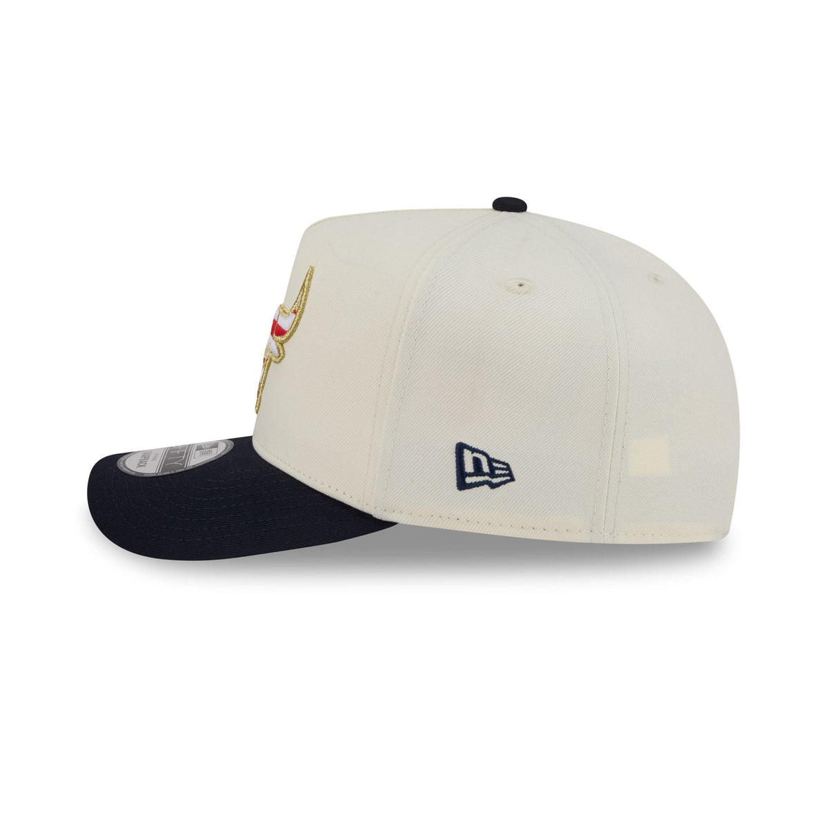 Chicago Bulls Chrome White Stars and Stripes 9FIFTY A-Frame Snapback Hat