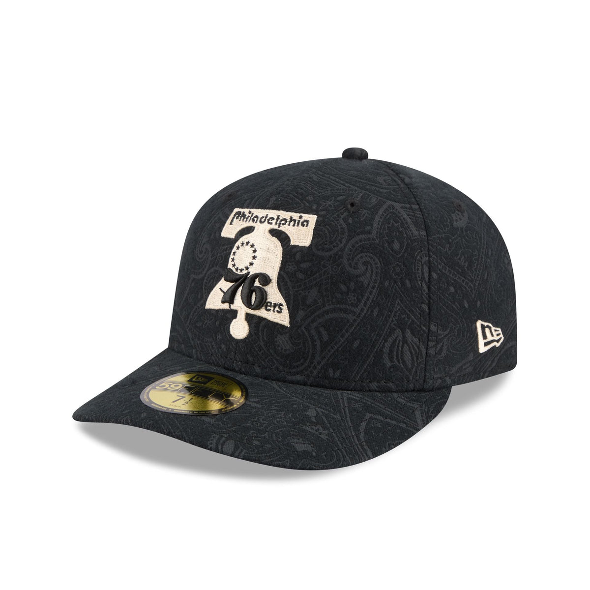 Philadelphia 76ers Three Looms Brushed Cotton 59FIFTY Fitted Hat