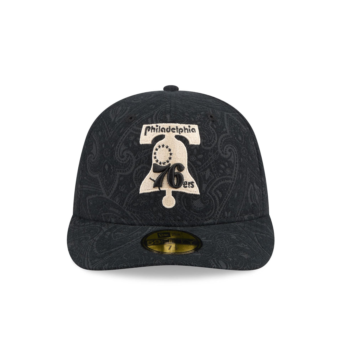 Philadelphia 76ers Three Looms Brushed Cotton 59FIFTY Fitted Hat