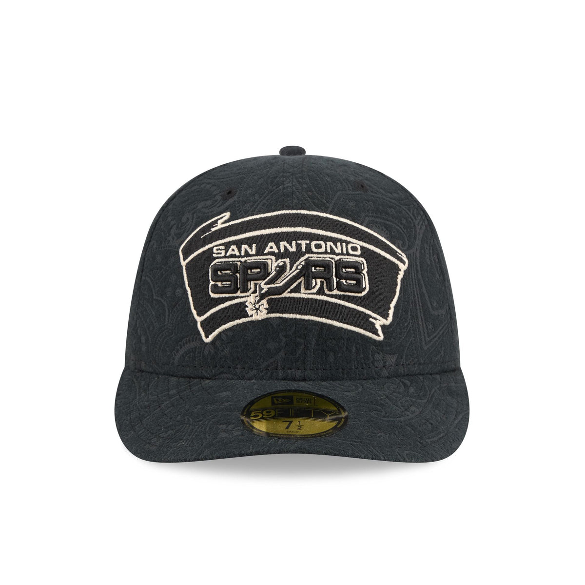San Antonio Spurs Three Looms Brushed Cotton 59FIFTY Fitted Hat