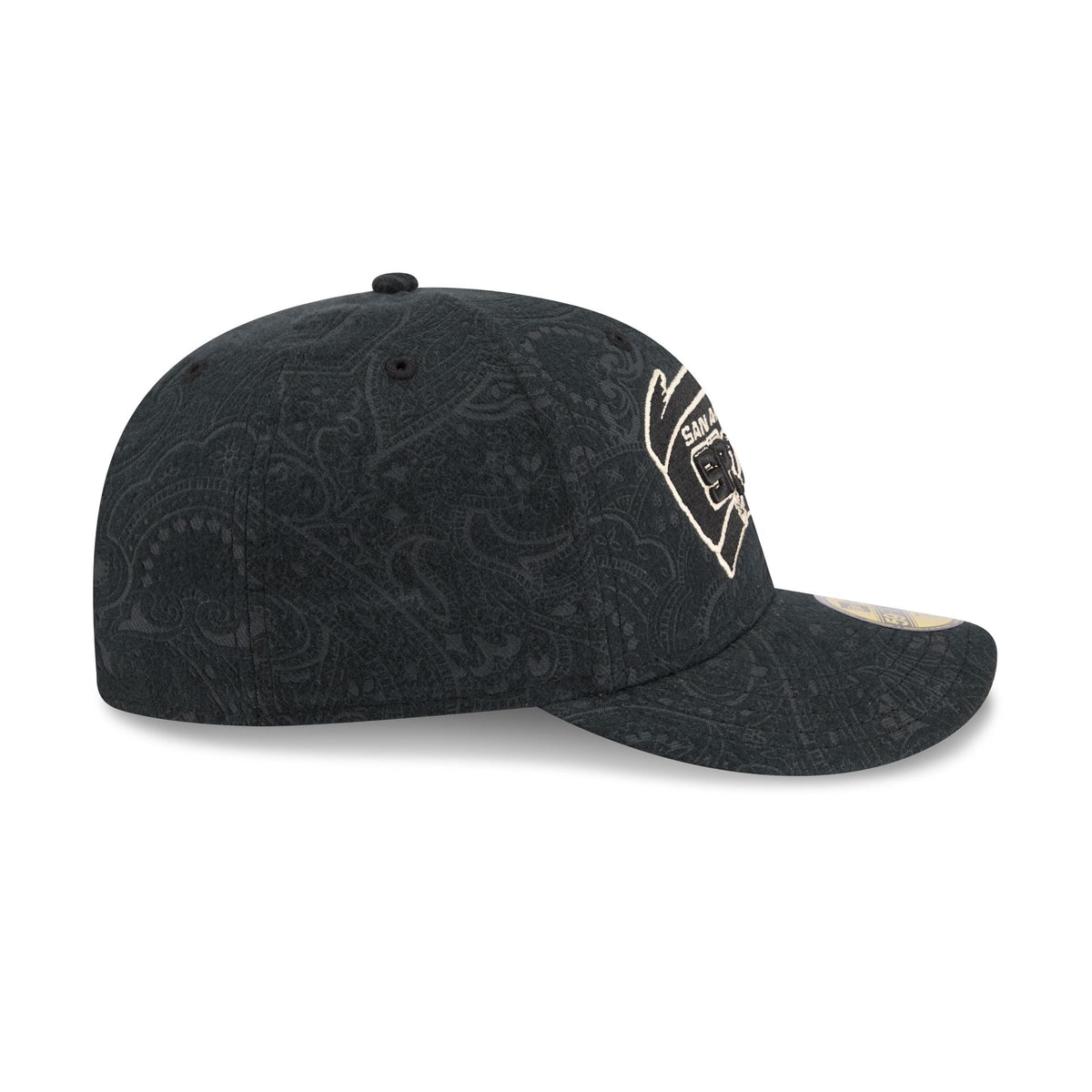 San Antonio Spurs Three Looms Brushed Cotton 59FIFTY Fitted Hat