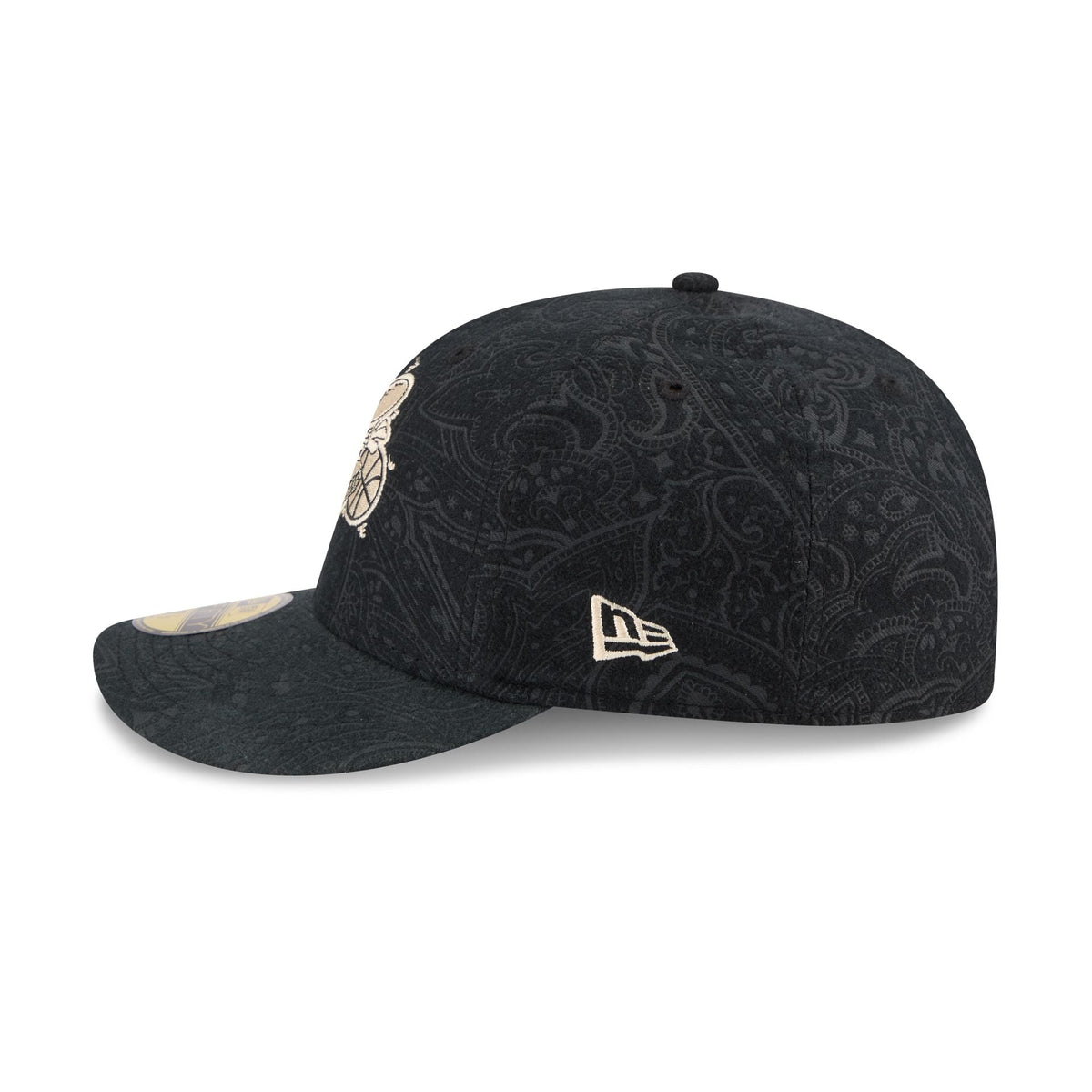 Charlotte Hornets Three Looms Brushed Cotton 59FIFTY Fitted Hat