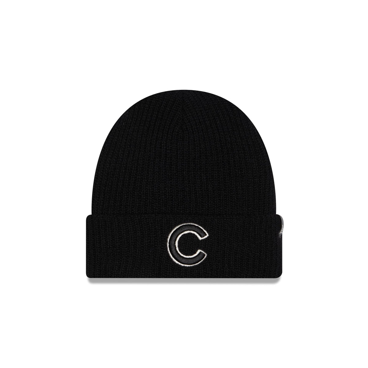 Chicago Cubs Cashmere Black Cuff Knit Hat