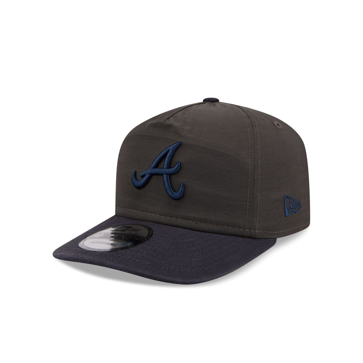 Atlanta Braves Three Looms Nylon Black 19TWENTY Adjustable Hat