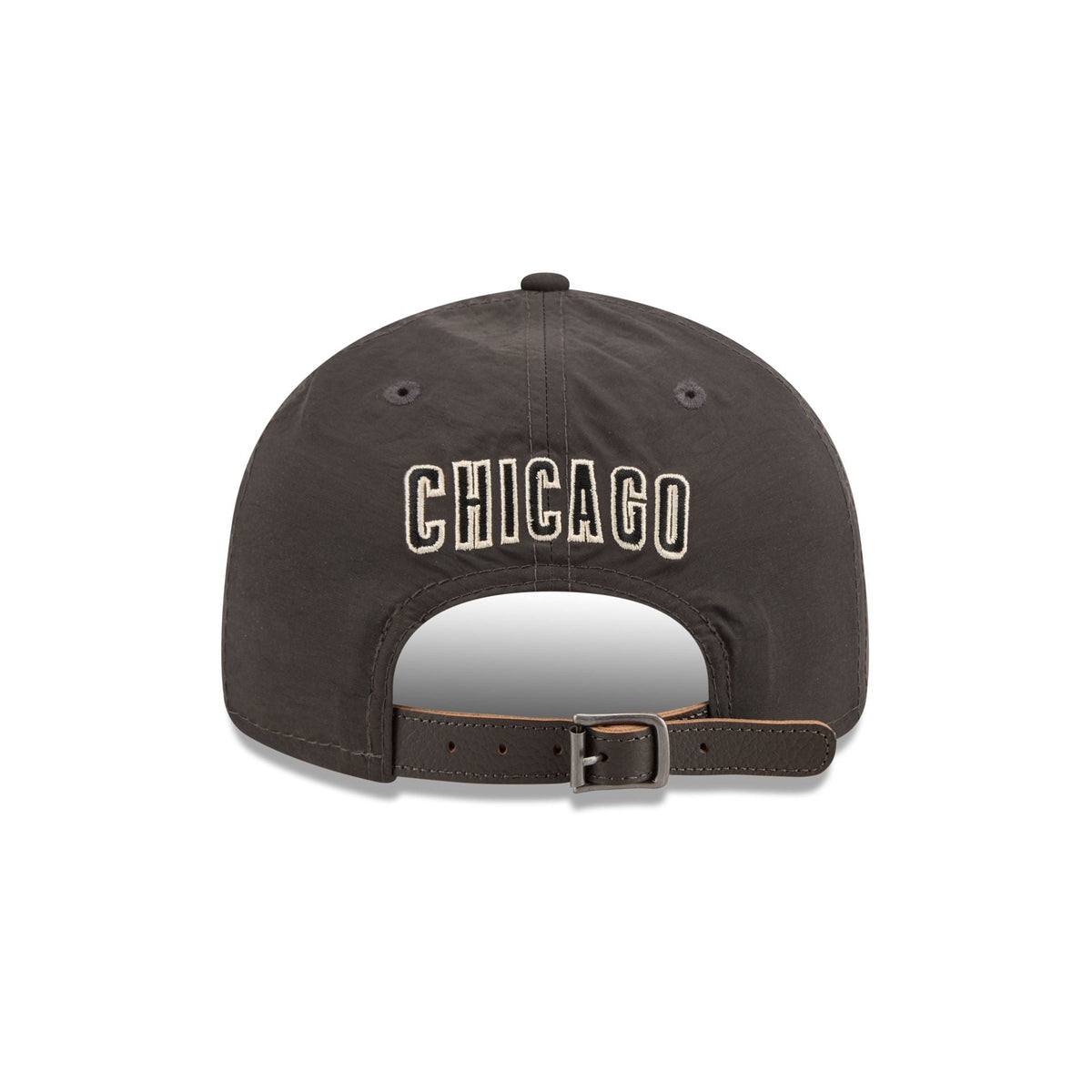 Chicago Cubs Three Looms Nylon Black Retro Crown 9FIFTY Adjustable Hat