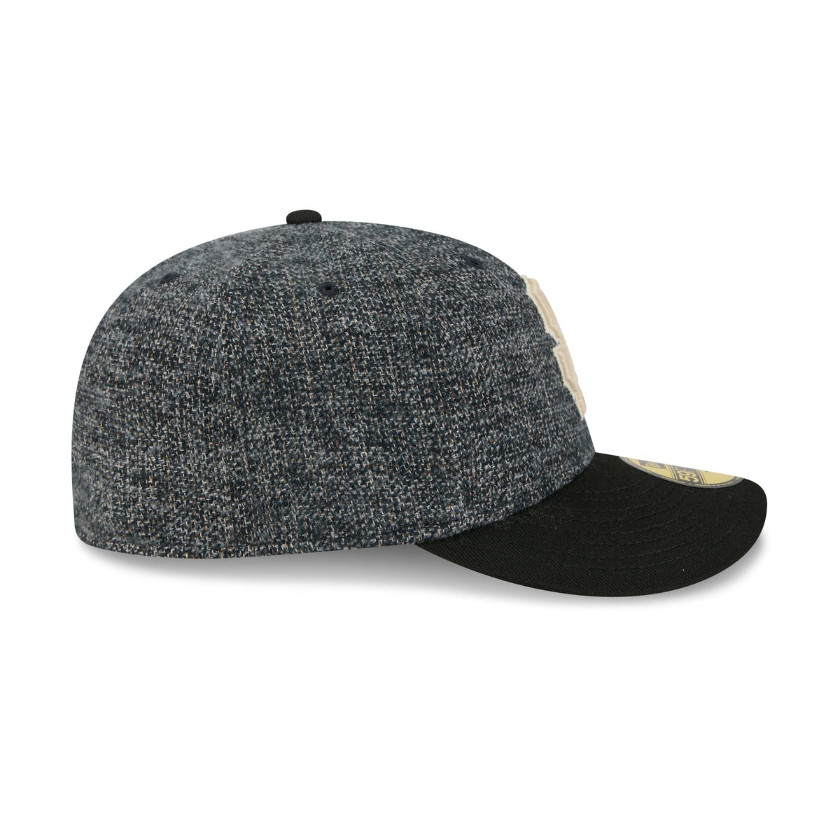 San Francisco Giants Three Looms Tweedy Cotton Black 59FIFTY Fitted Hat