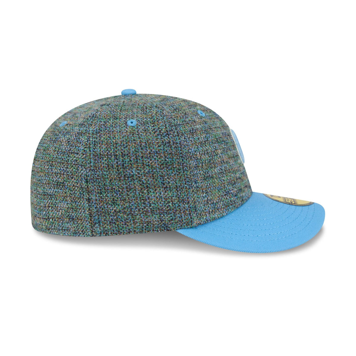 Chicago Cubs Three Looms Tweedy Cotton Radiant Blue 59FIFTY Fitted Hat