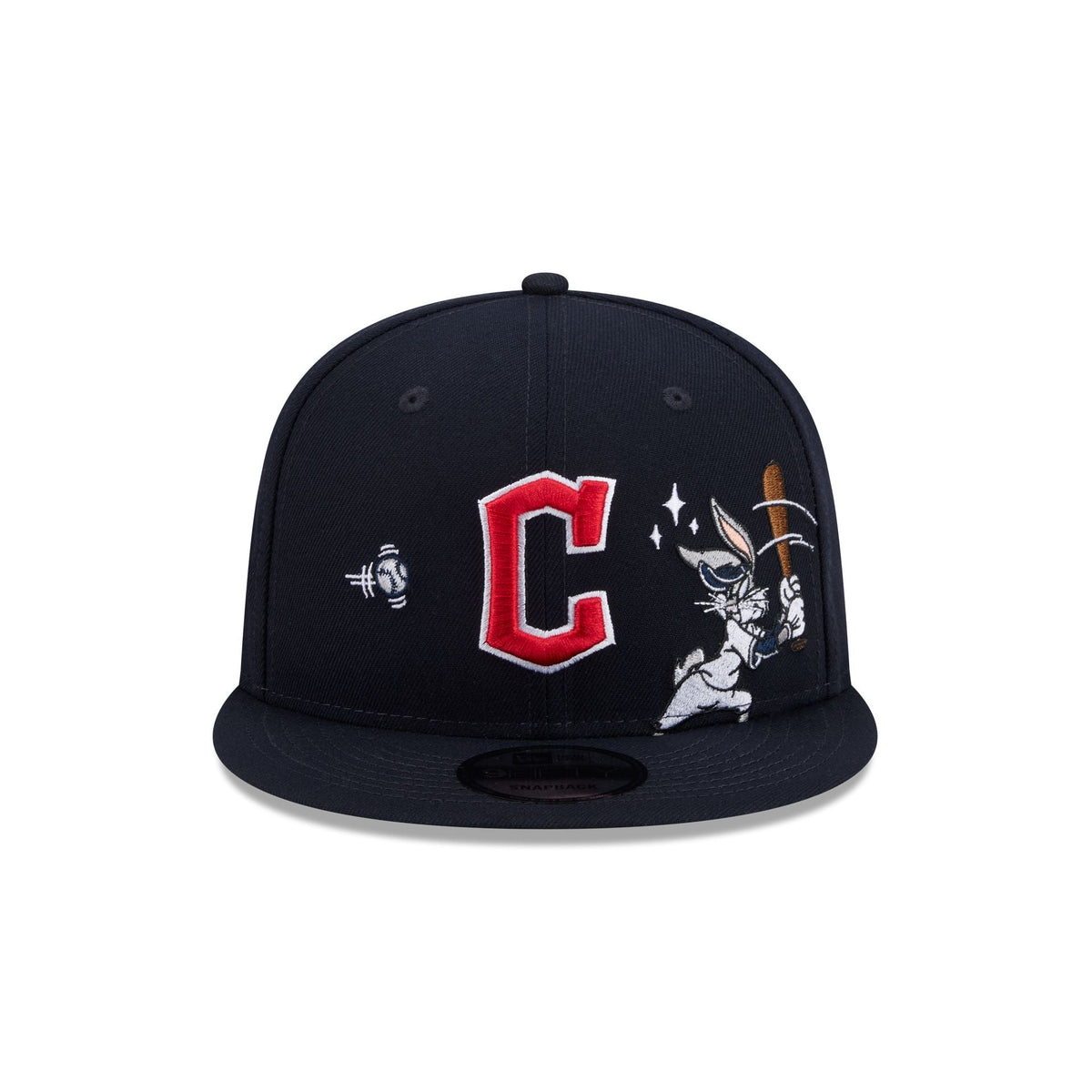 Cleveland Guardians Bugs Bunny Swing 9FIFTY Snapback Hat