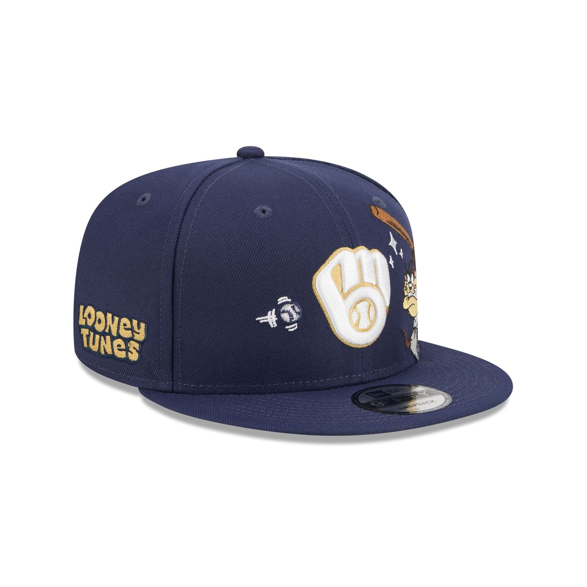 Milwaukee Brewers Tasmanian Devil Swing 9FIFTY Snapback Hat
