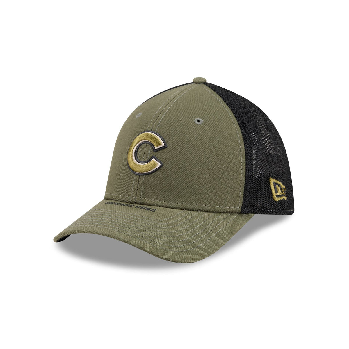 Chicago Cubs Armed Forces Day 2026 39THIRTY M-Crown Stretch Fit Hat