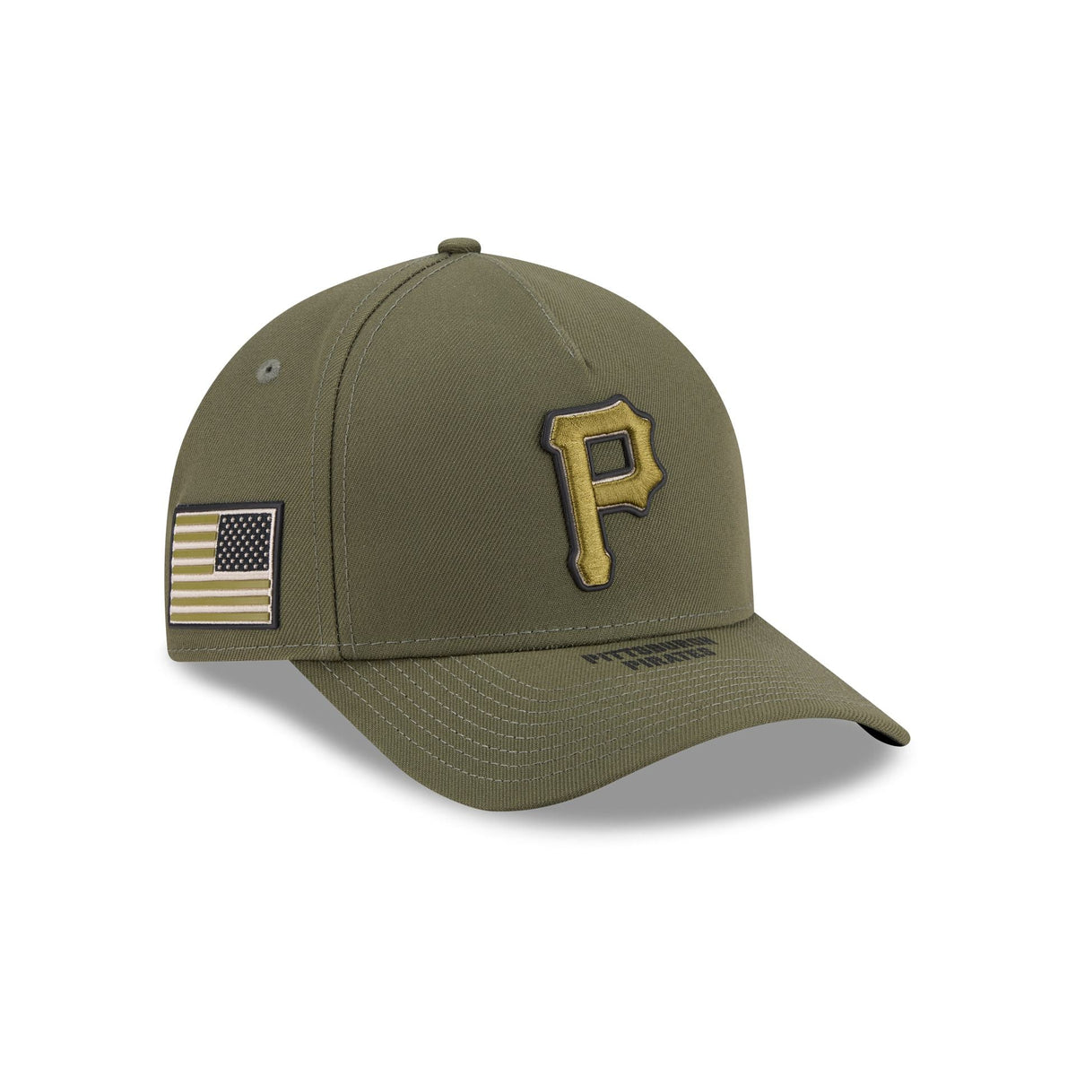 Pittsburgh Pirates Armed Forces Day 2026 9FORTY M-Crown A-Frame Snapback Hat