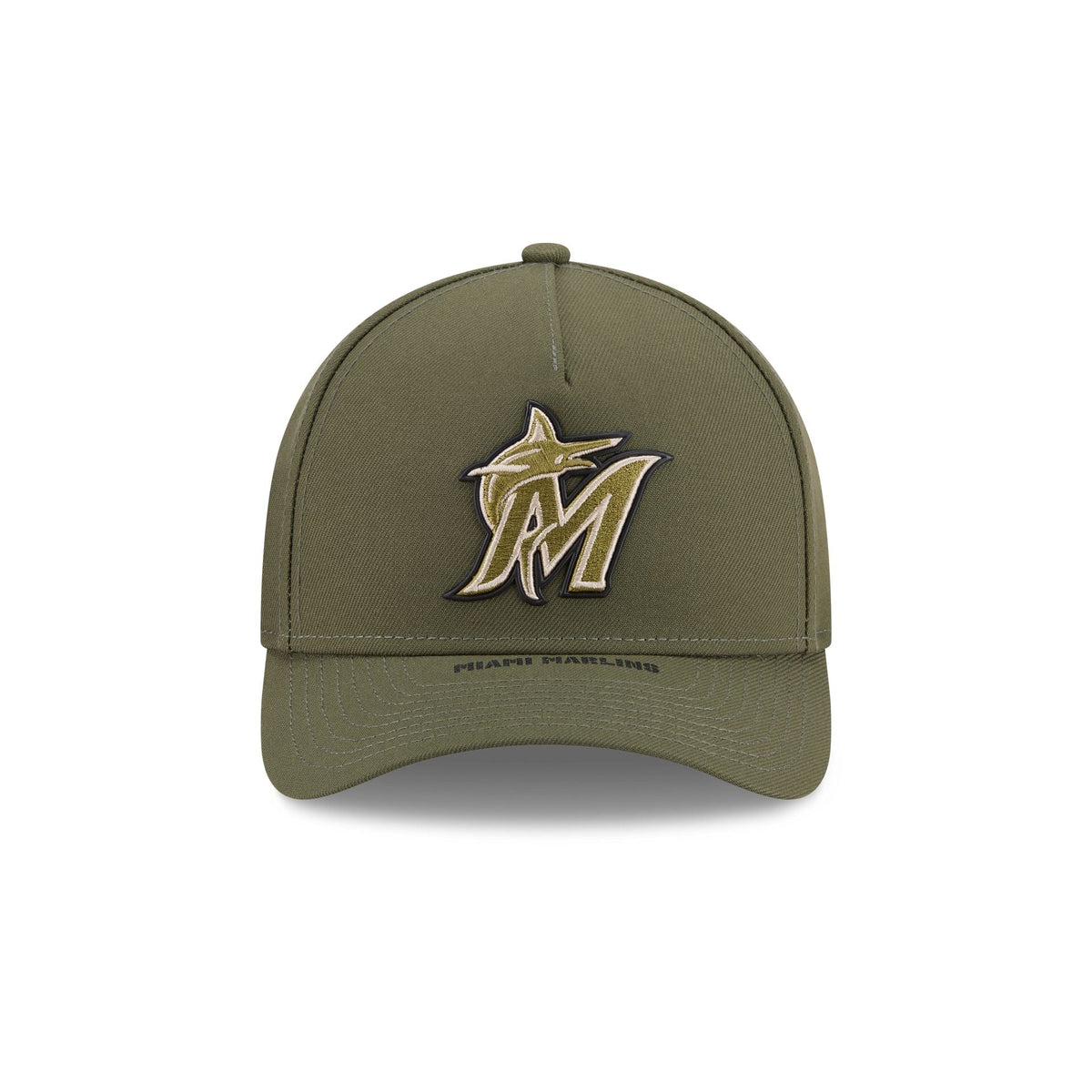 Miami Marlins Armed Forces Day 2026 9FORTY M-Crown A-Frame Snapback Hat