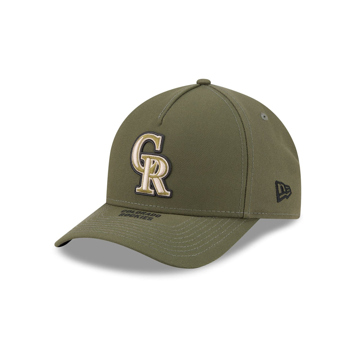 Colorado Rockies Armed Forces Day 2026 9FORTY M-Crown A-Frame Snapback Hat